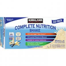 Kirkland Signature™ Complete Nutrition Shake - Vanilla Flavored 32-pack 