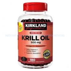 Kirkland Signature Krill Oil 500mg, 180 Softgels