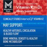 Member's Mark Vitamin K2 + D3 Softgels, 150 ct.