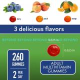 Member's Mark Adult Multivitamin Gummies, Assorted Fruit Flavors, 260 ct.