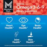 Member’s Mark Omega 3-6-9 Softgels, 325 ct.