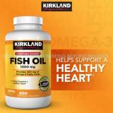 Kirkland Signature™ Omega-3 Fish Oil Concentrate 1000 mg, 400 Softgels